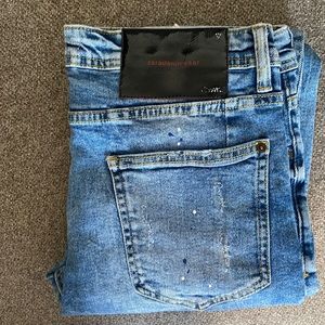 Mens Zara Jeans Stright leg fitted